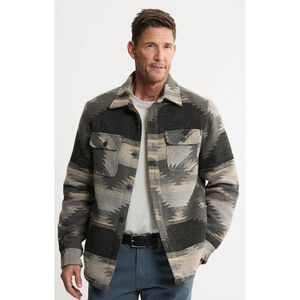 Jacks NWOT Sherpa Lined Wool Aztec Button Jacket Size XXL Fleece Casual Men's